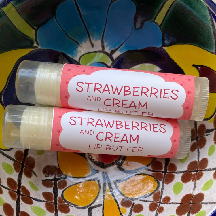 Strawberries and Cream Lip Butter