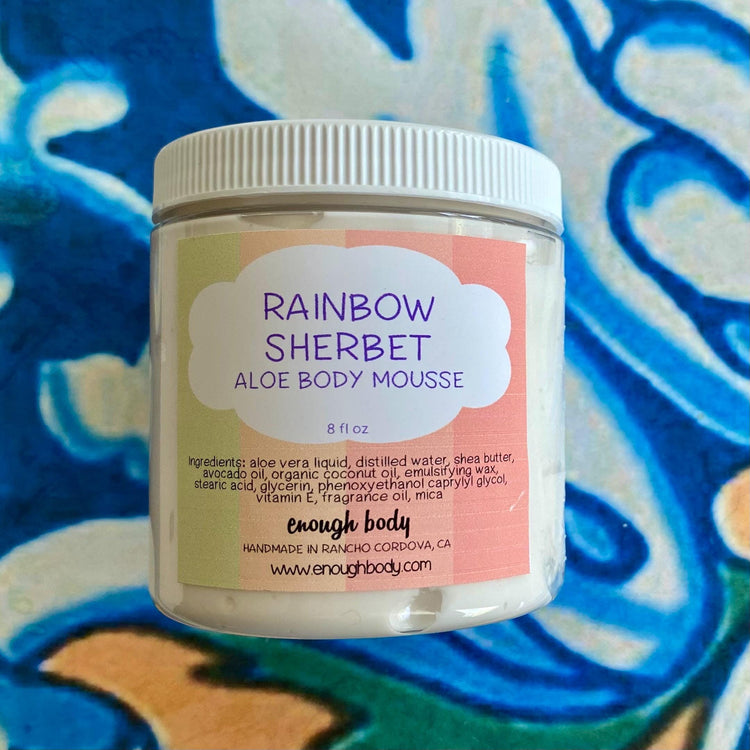 Rainbow Sherbet Aloe Body Mousse