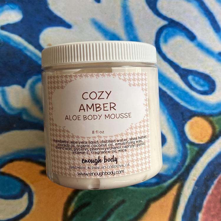 Cozy Amber Aloe Body Mousse