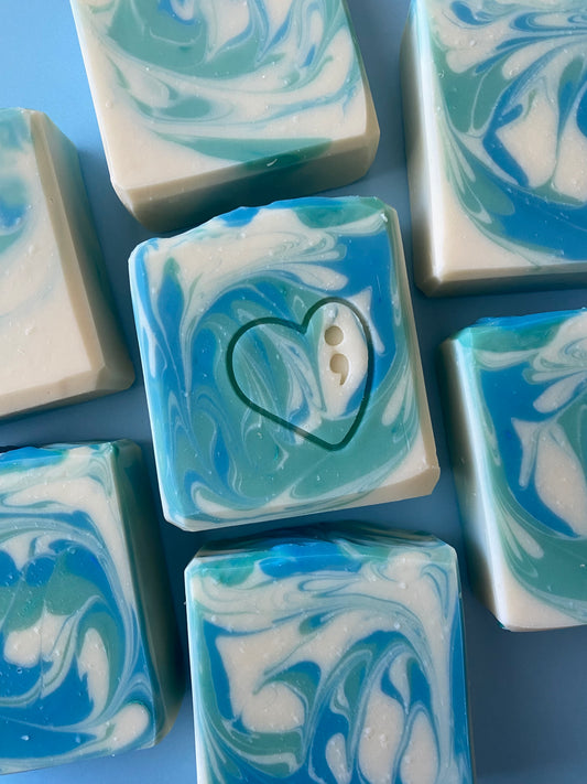 Minty Eucalyptus Shea Butter and Coconut Milk Soap