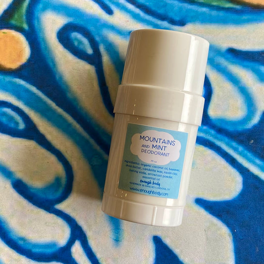 Mountains and Mint Natural Deodorant Stick