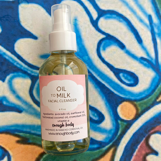 Oil to Milk Facial Cleanser