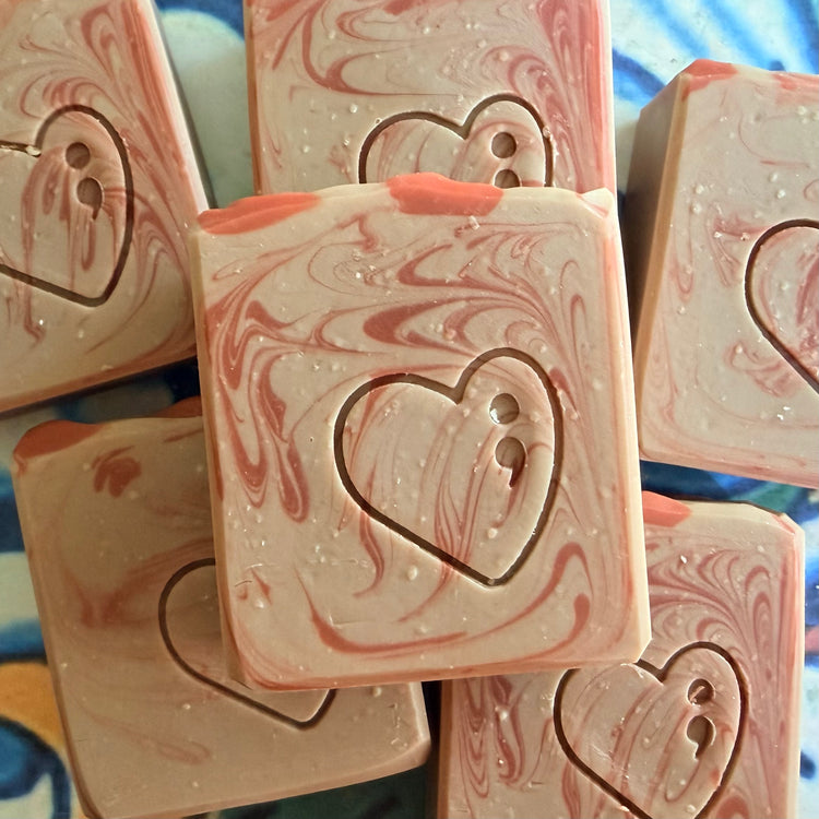 Red Lipstick Tallow Shea Butter Soap