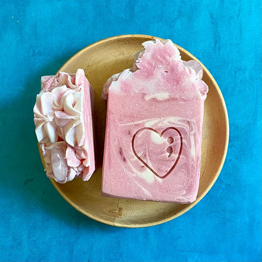 Rose Quartz Shea Butter and Coconut Milk Soap