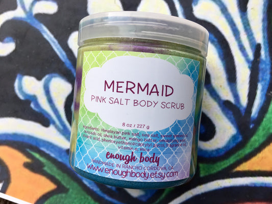 Mermaid Pink Salt Scrub