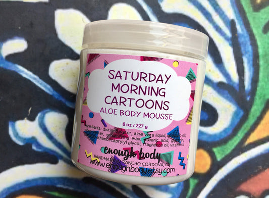 Saturday Morning Cartoons Aloe Body Mousse