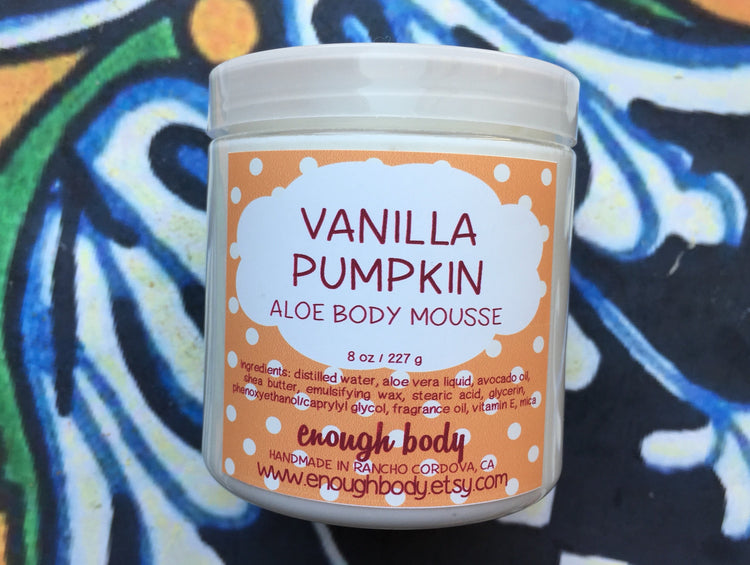 Vanilla Pumpkin Aloe Body Mousse