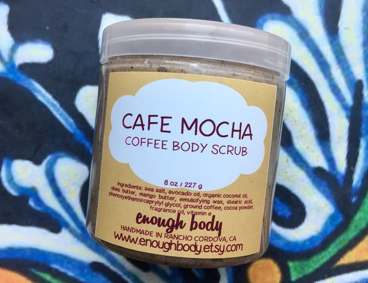 Cafe Mocha Sea Salt Body Scrub