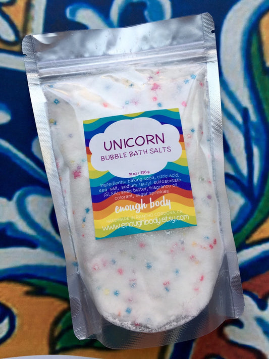 Unicorn Bubble Bath Salts