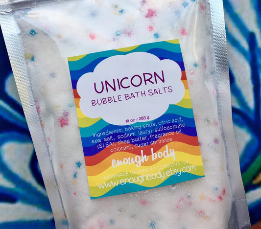 Unicorn Bubble Bath Salts