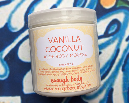 Vanilla Coconut Aloe Body Mousse