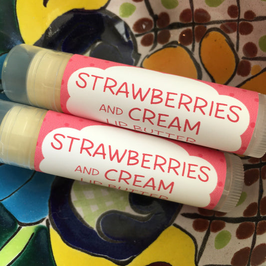 Strawberries and Cream Lip Butter