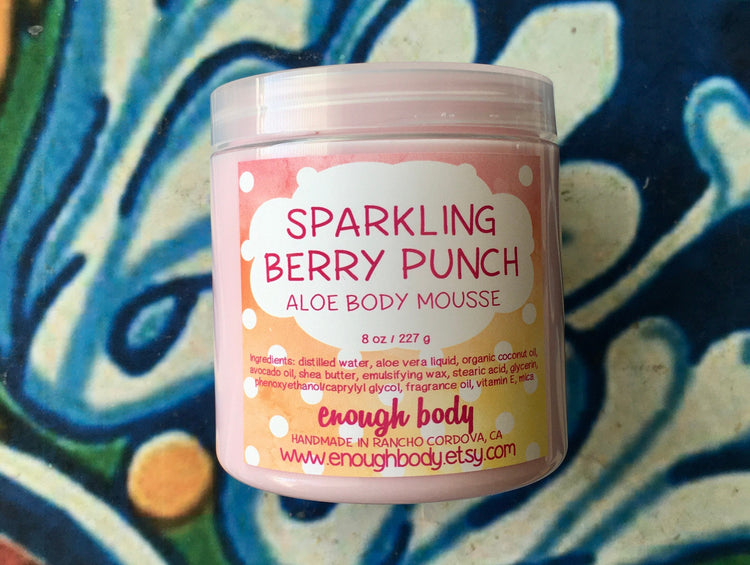 Sparkling Berry Punch Aloe Body Mousse