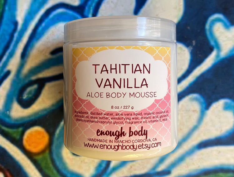 Tahitian Vanilla Aloe Body Mousse