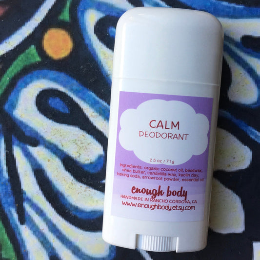 Calm Natural Deodorant Stick