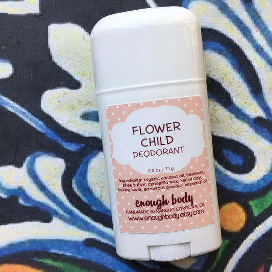 Flower Child Natural Deodorant Stick