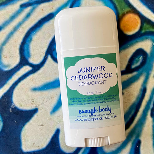 Juniper Cedarwood Natural Deodorant Stick