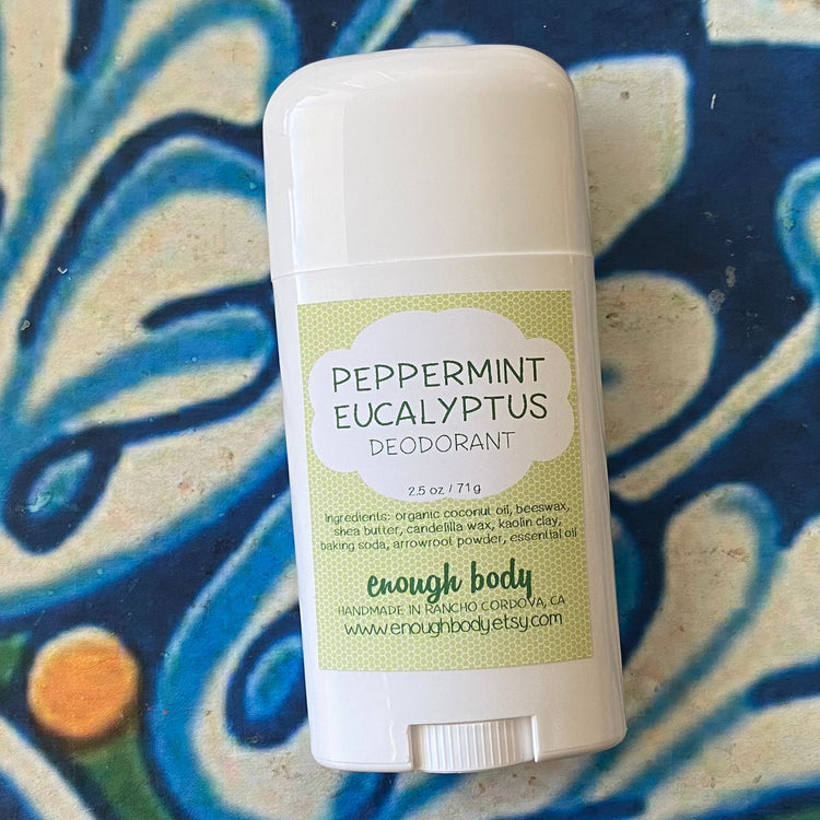 Peppermint Eucalyptus Natural Deodorant Stick