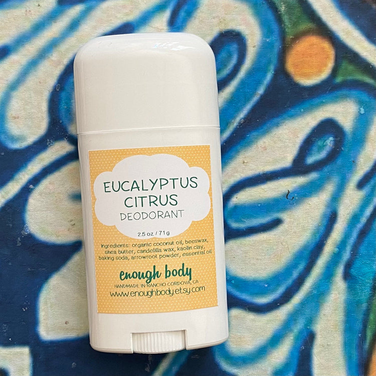 Eucalyptus Citrus Natural Deodorant Stick