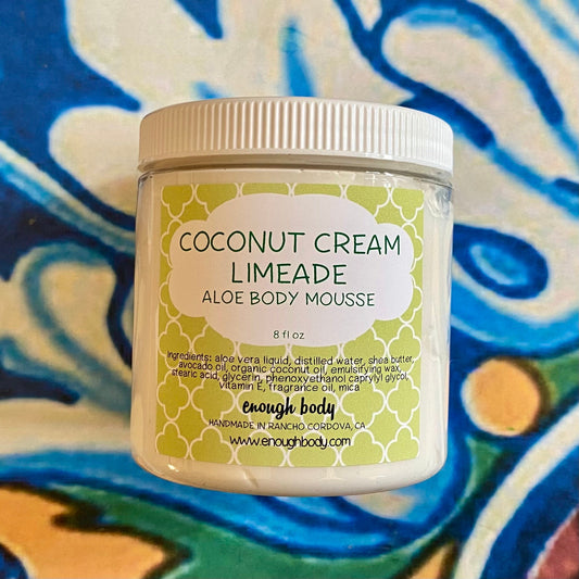 Coconut Cream Limeade Aloe Body Mousse